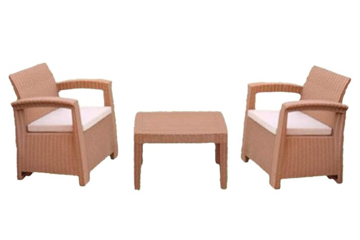 Salon De Jardin 2 Places en résine tressée en Tunisie