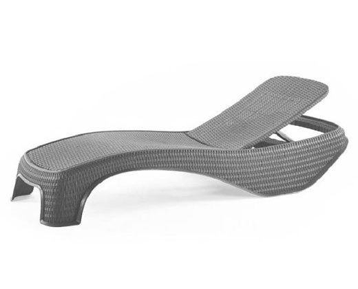 chaise longue résine gris en tunisie