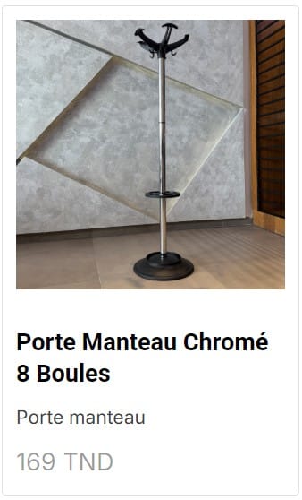 porte manteau sur pied chromé idéal pour bureau