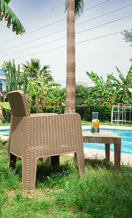 salon de jardin qui résiste au soleil de la tunisie